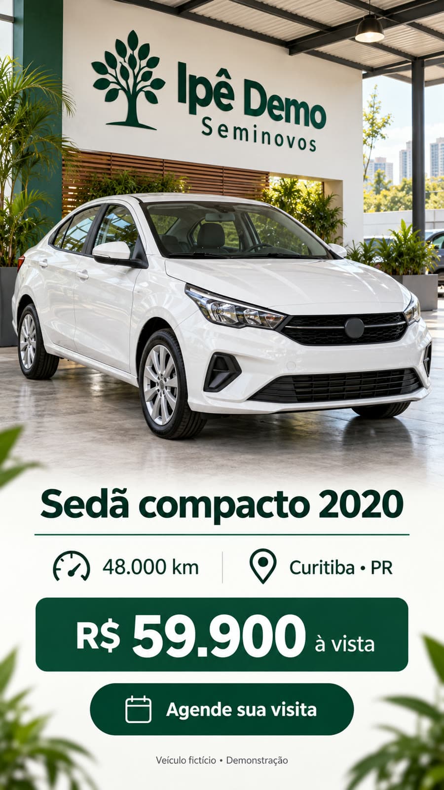 Imagem original usada no comercial de seminovo em português